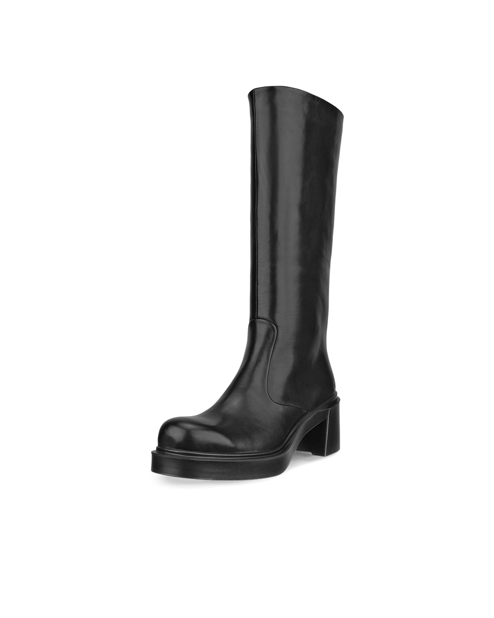 Women's ECCO® Metropole Seoul 45 Leather High-Cut Boot - Black - Main