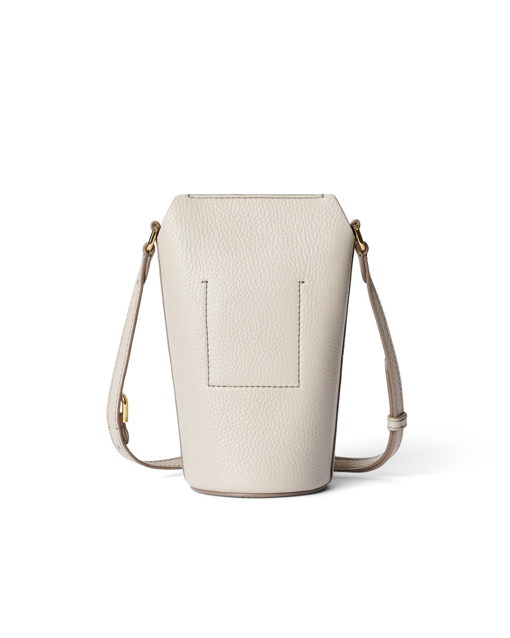 ECCO® Pot Leather Crossbody Bag - Beige - Back