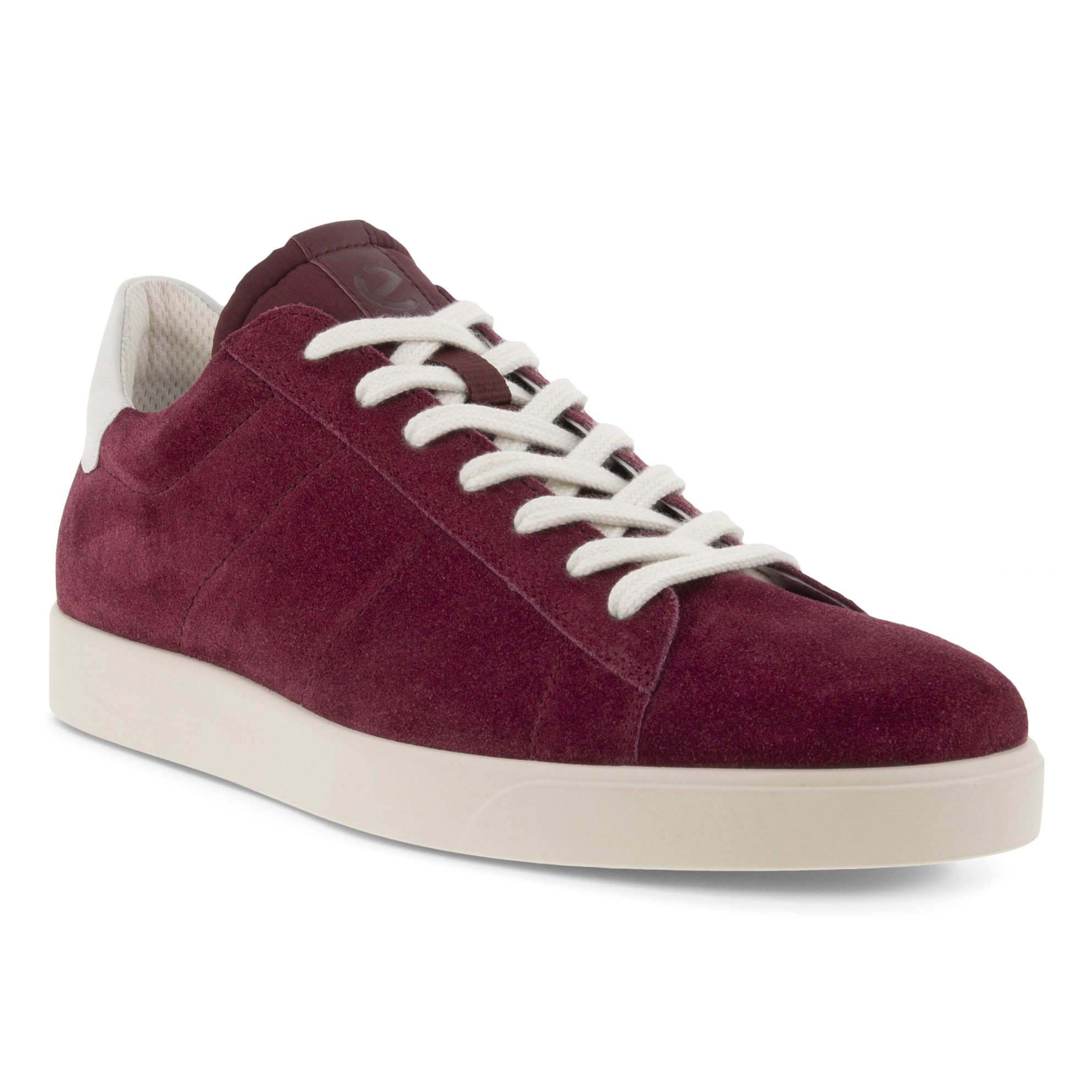 Men's ECCO® Street Lite Suede Sneaker - Red - Main