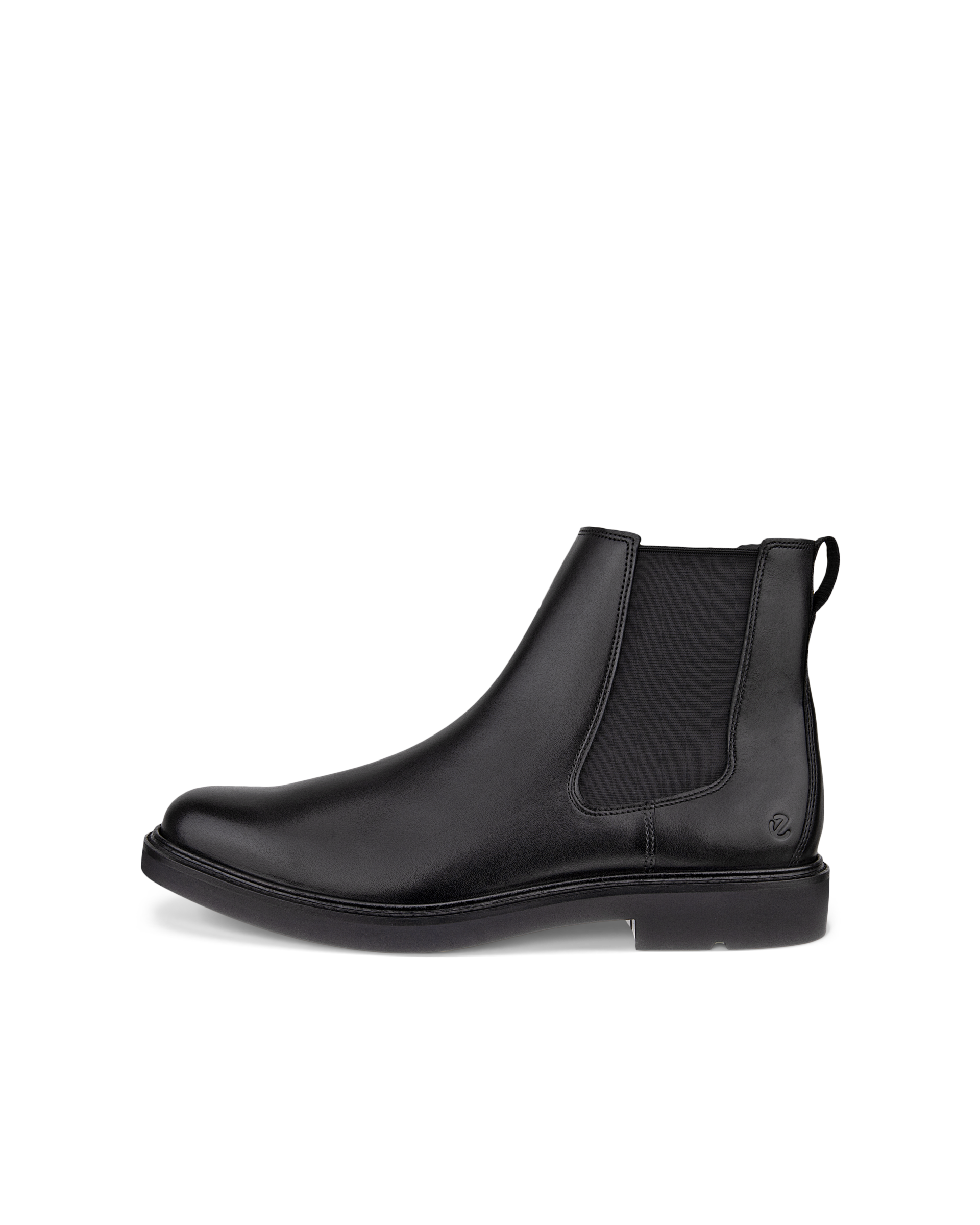 Botas Chelsea de piel ECCO® Metropole London para hombre - Negro - Outside