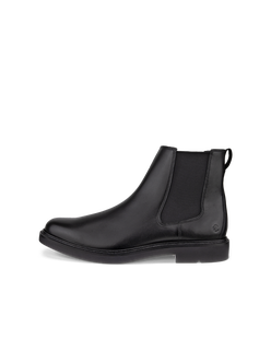 Botas Chelsea de piel ECCO® Metropole London para hombre - Negro - Outside