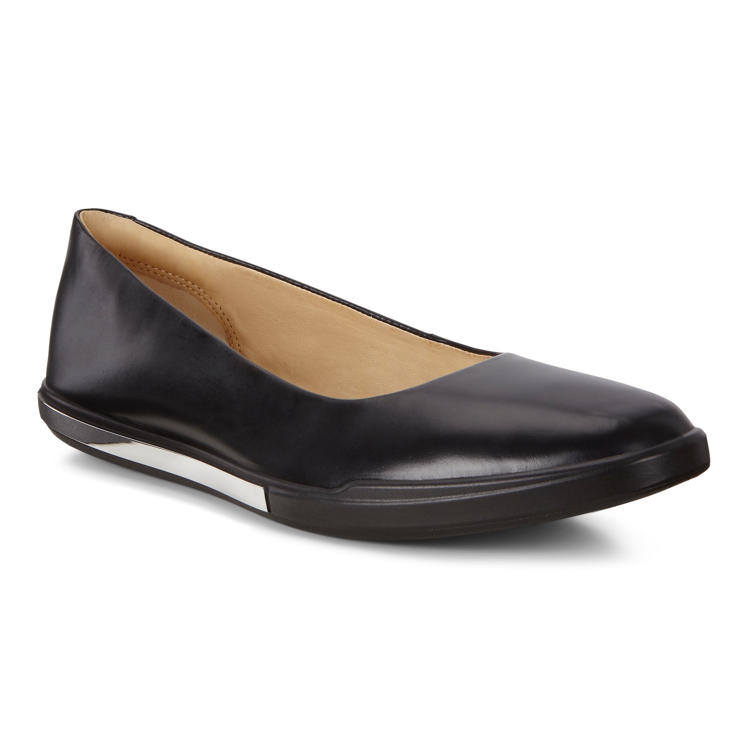 ECCO Simpil II Women's Ballerina Slip-on - Black - Main