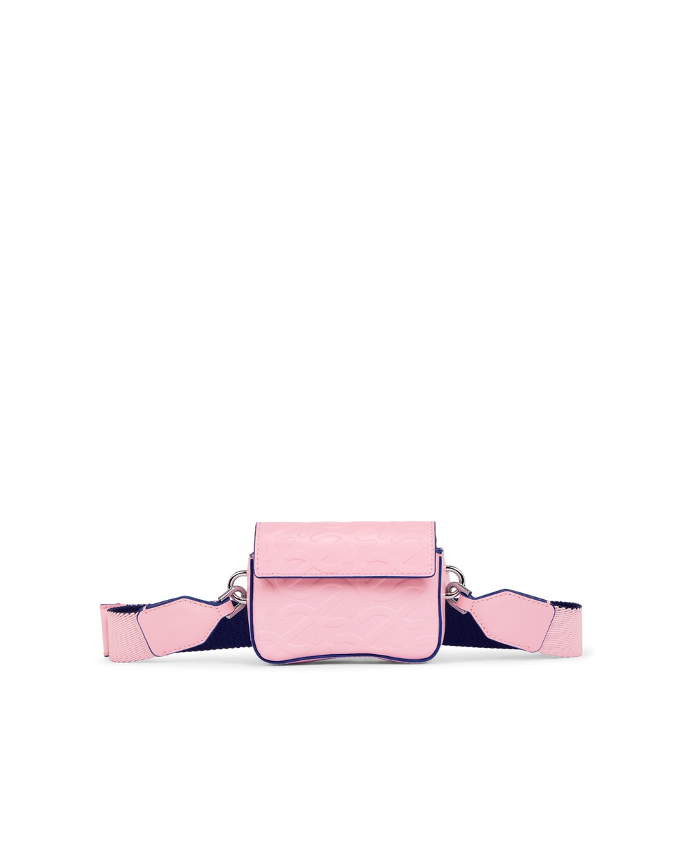 ECCO® Pinch Mini Wave Leather Pinch Crossbody Bag - Pink - Main