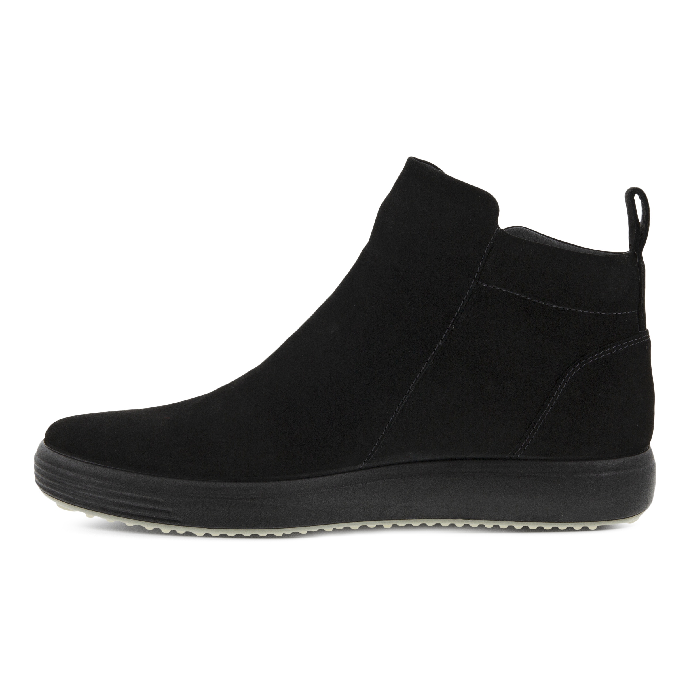 ECCO Women's Soft 7 Zipped Ankle Boots - Black - Inside