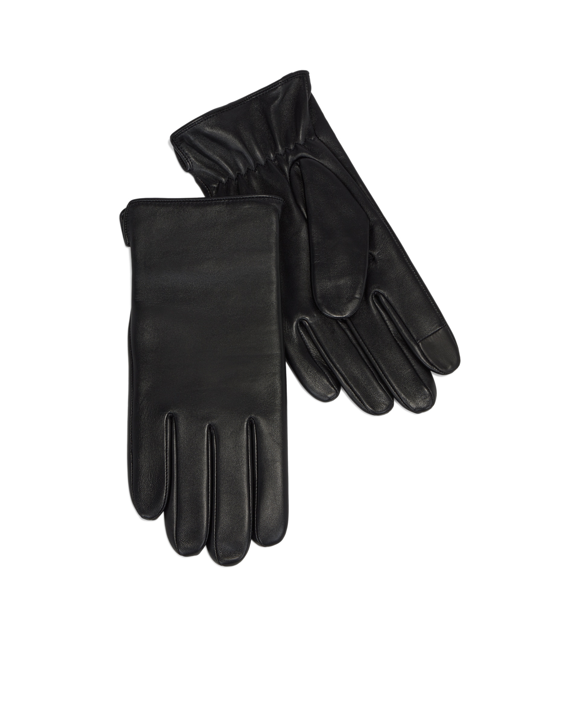 Guantes de piel ECCO® para hombre - Negro - Main