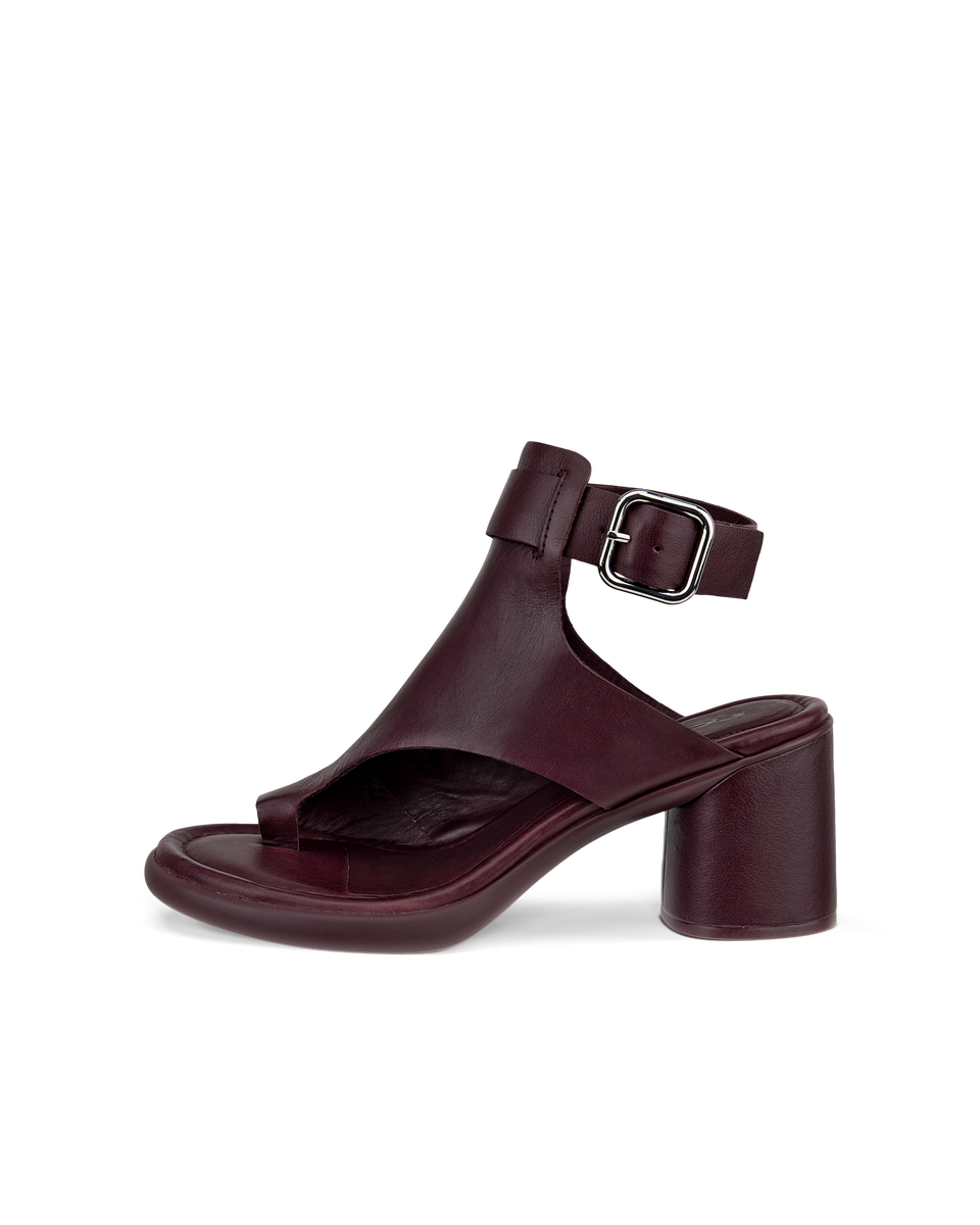 ECCO® Sculpted Sandal LX 55 nahast kontsaga sandaalid naistele - Purpurne - Outside