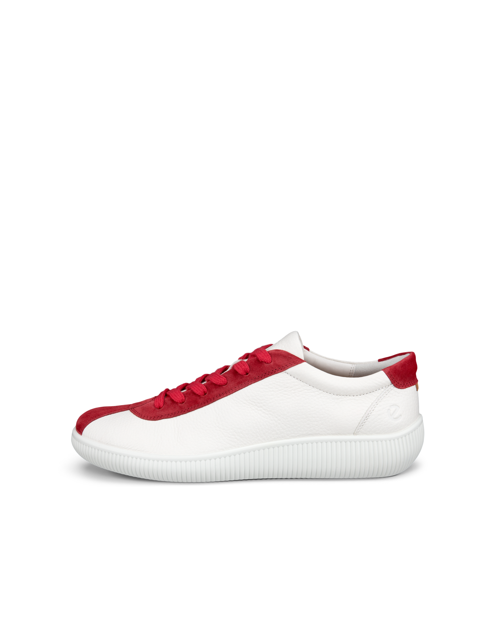 ECCO Men's Soft Zero Sneaker - Red - Outside