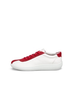 ECCO SOFT ZERO MEN'S SHOE - Red - Outside