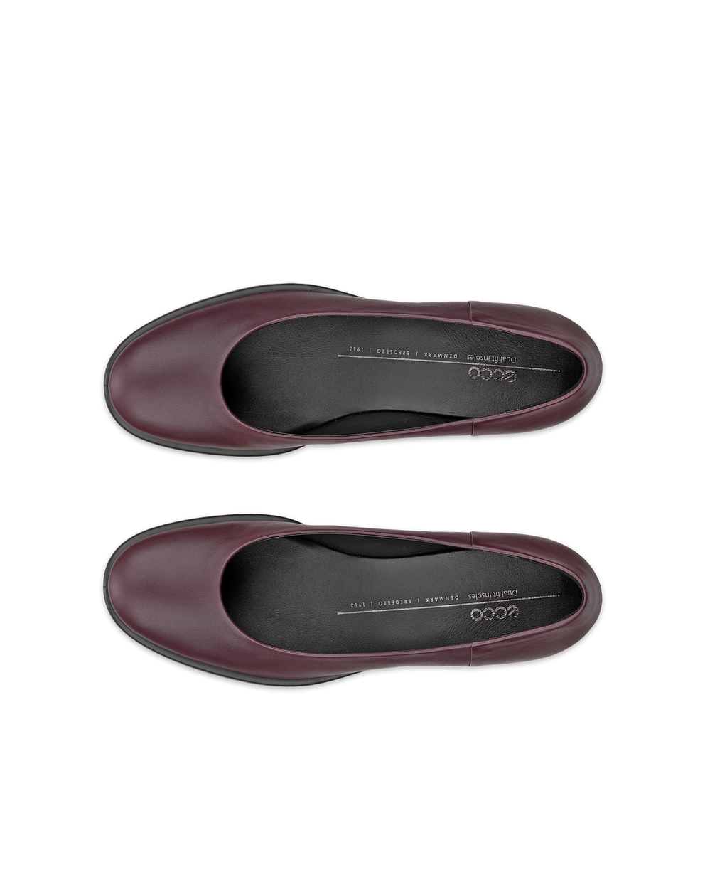 ECCO® Sculpted LX 35 escarpins en cuir à talon carré pour femme - Violet - Top left pair