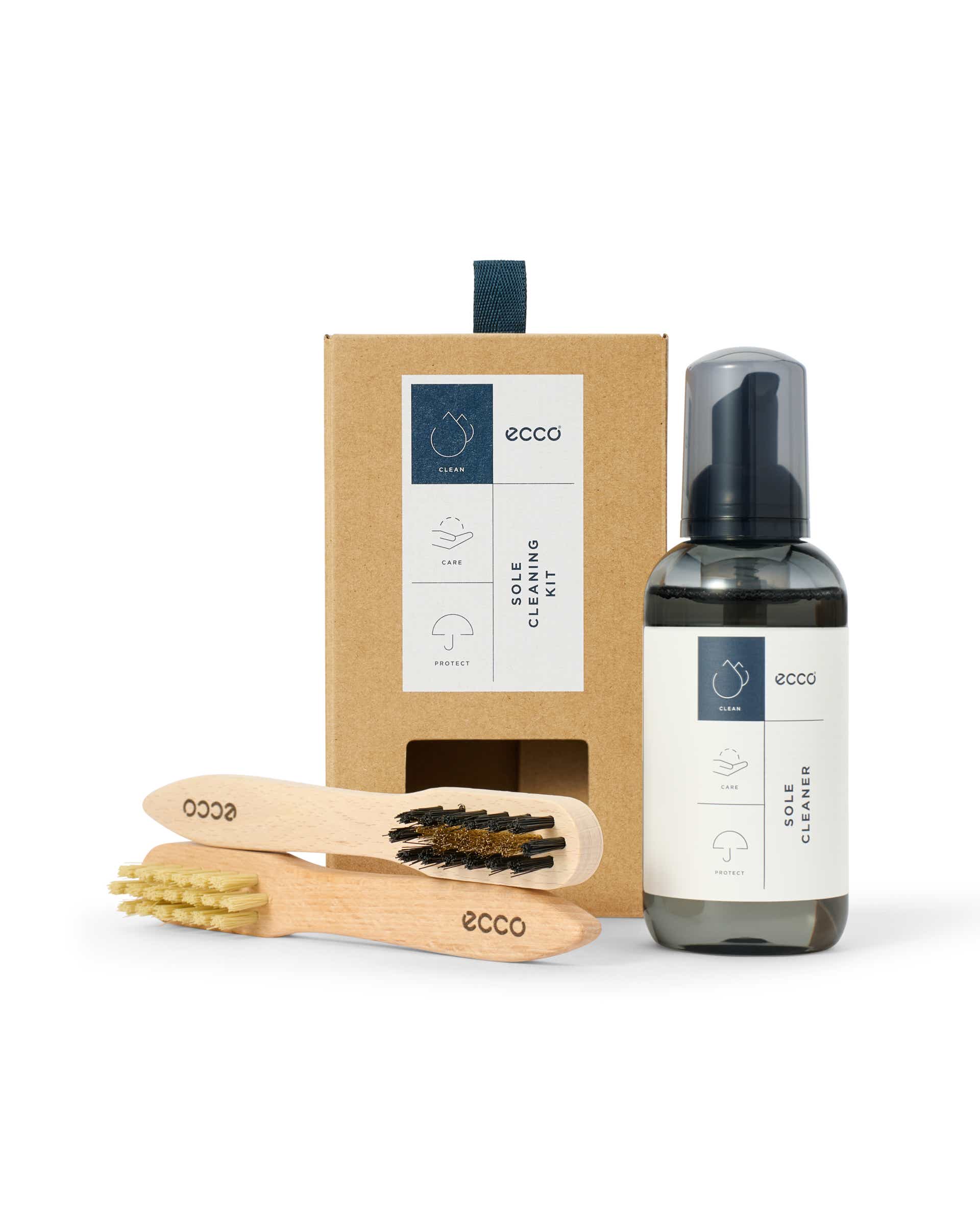 Limpeza sapatos ECCO® Sole Cleaning Kit - Branco - Birdeye