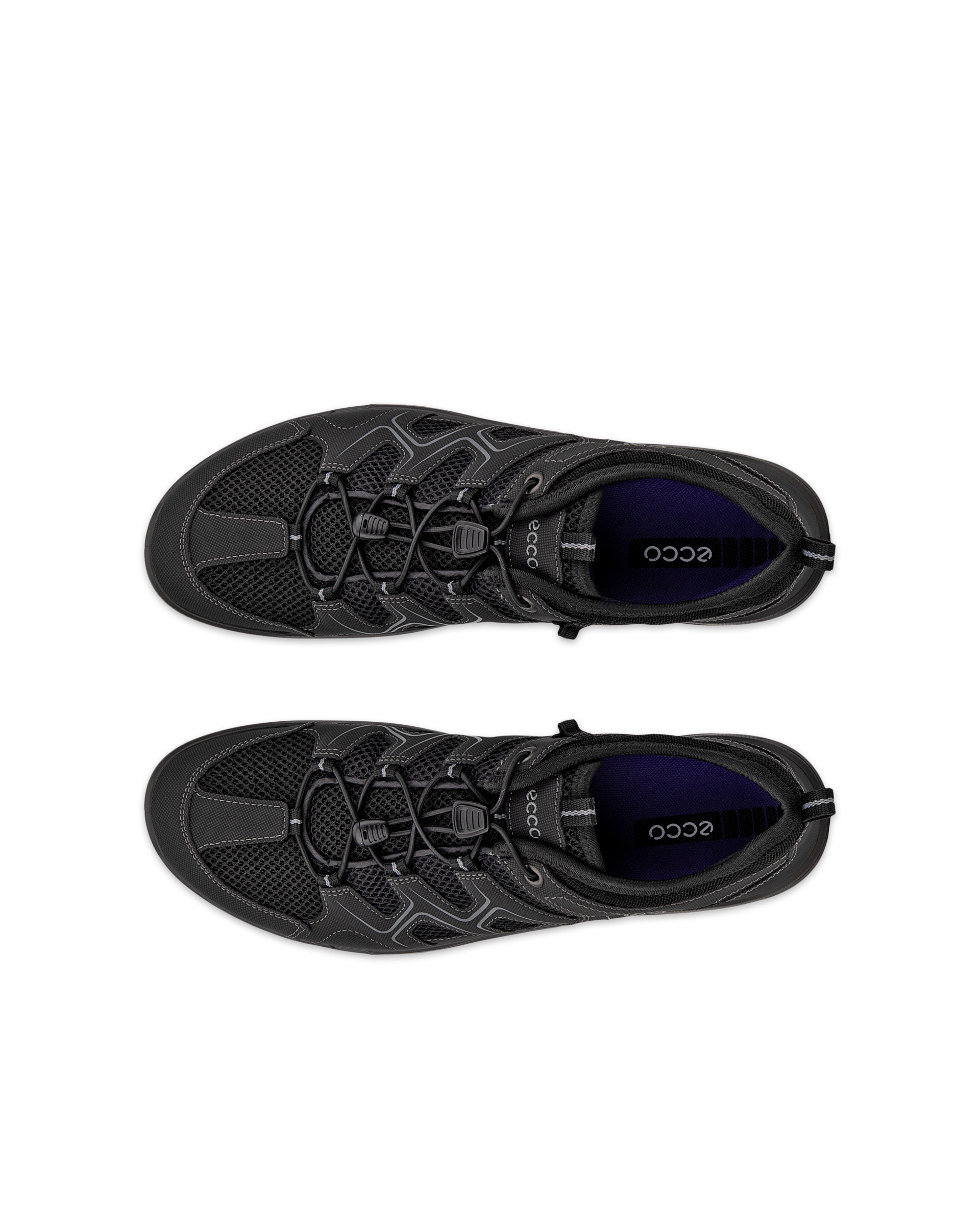 Zapatillas Outdoor ECCO® Terracruise LT para mujer - Negro - Top left pair