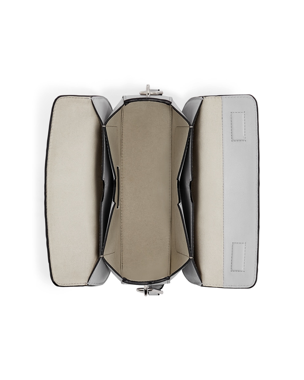 ECCO® Wave Leather Saddle Bag - Grey - Birdeye