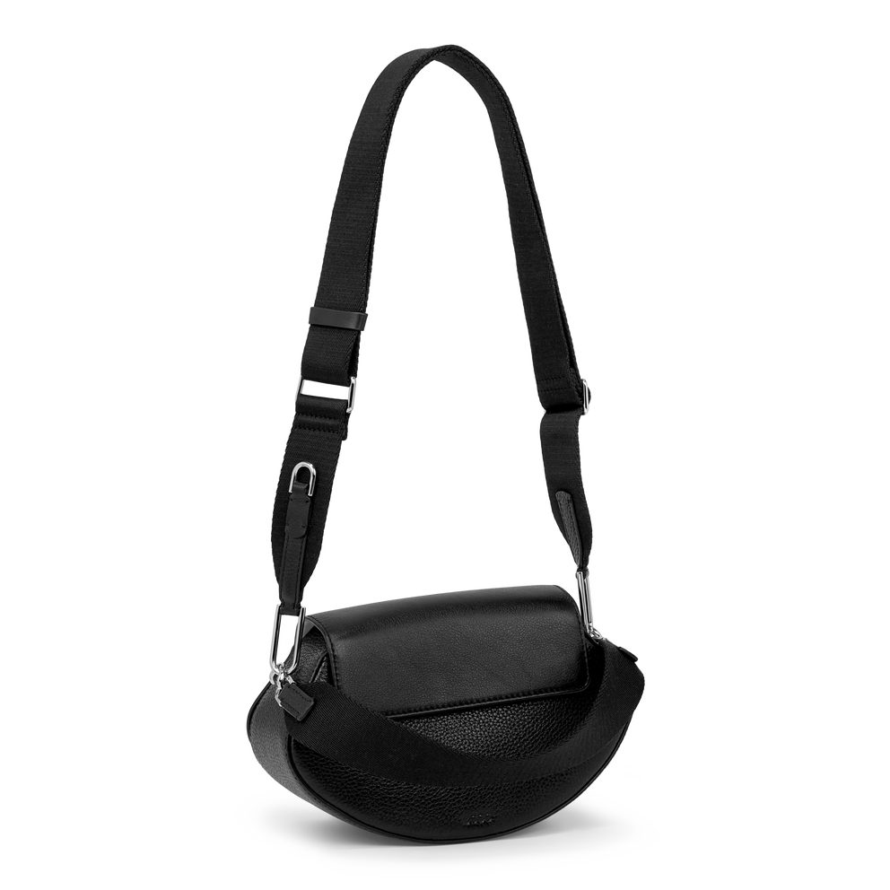 ECCO® Weeble Leather Crossbody Bag - Black - Main