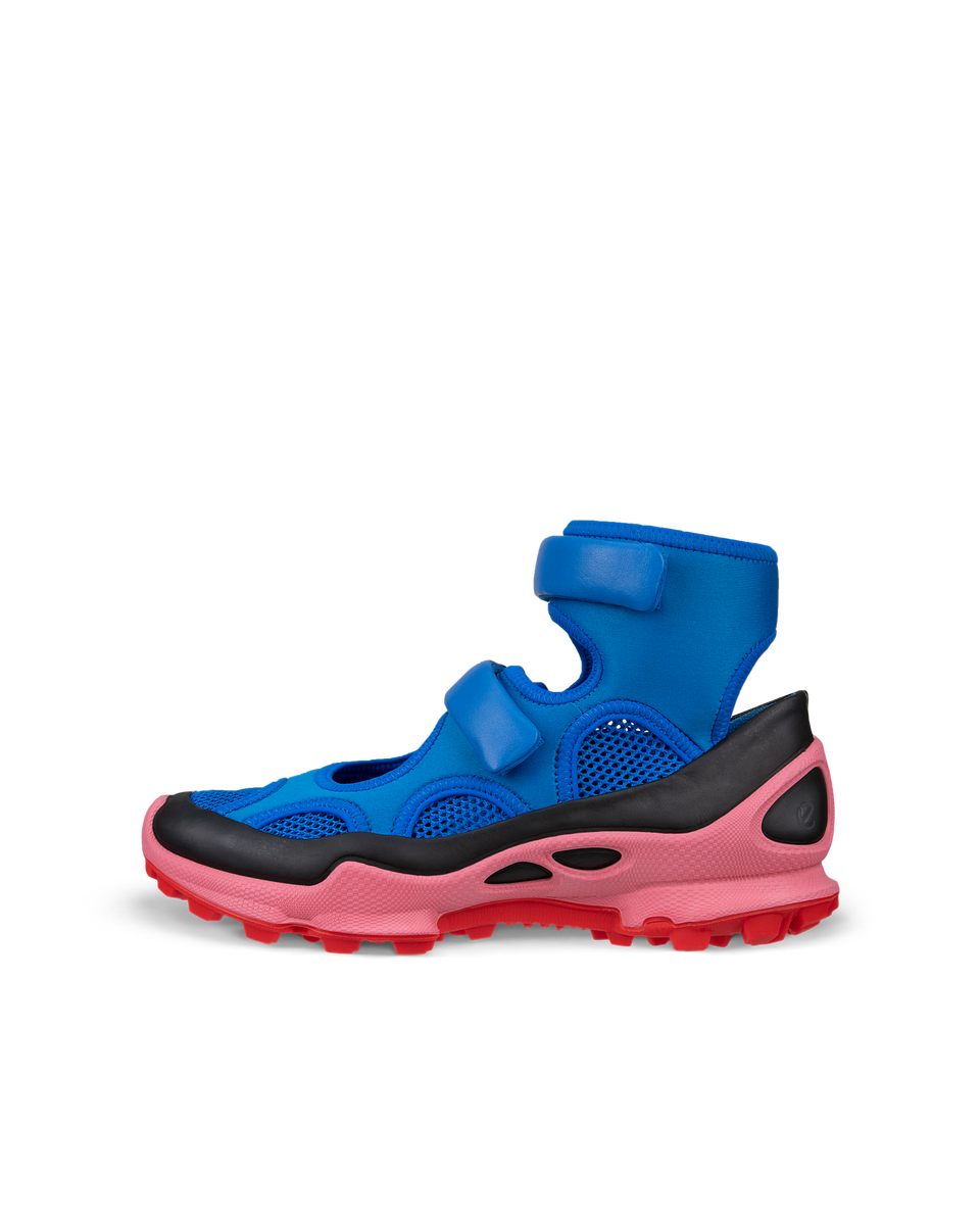 Zapatillas altas de piel ECCO® Biom C-Trail para mujer - Azul - Outside