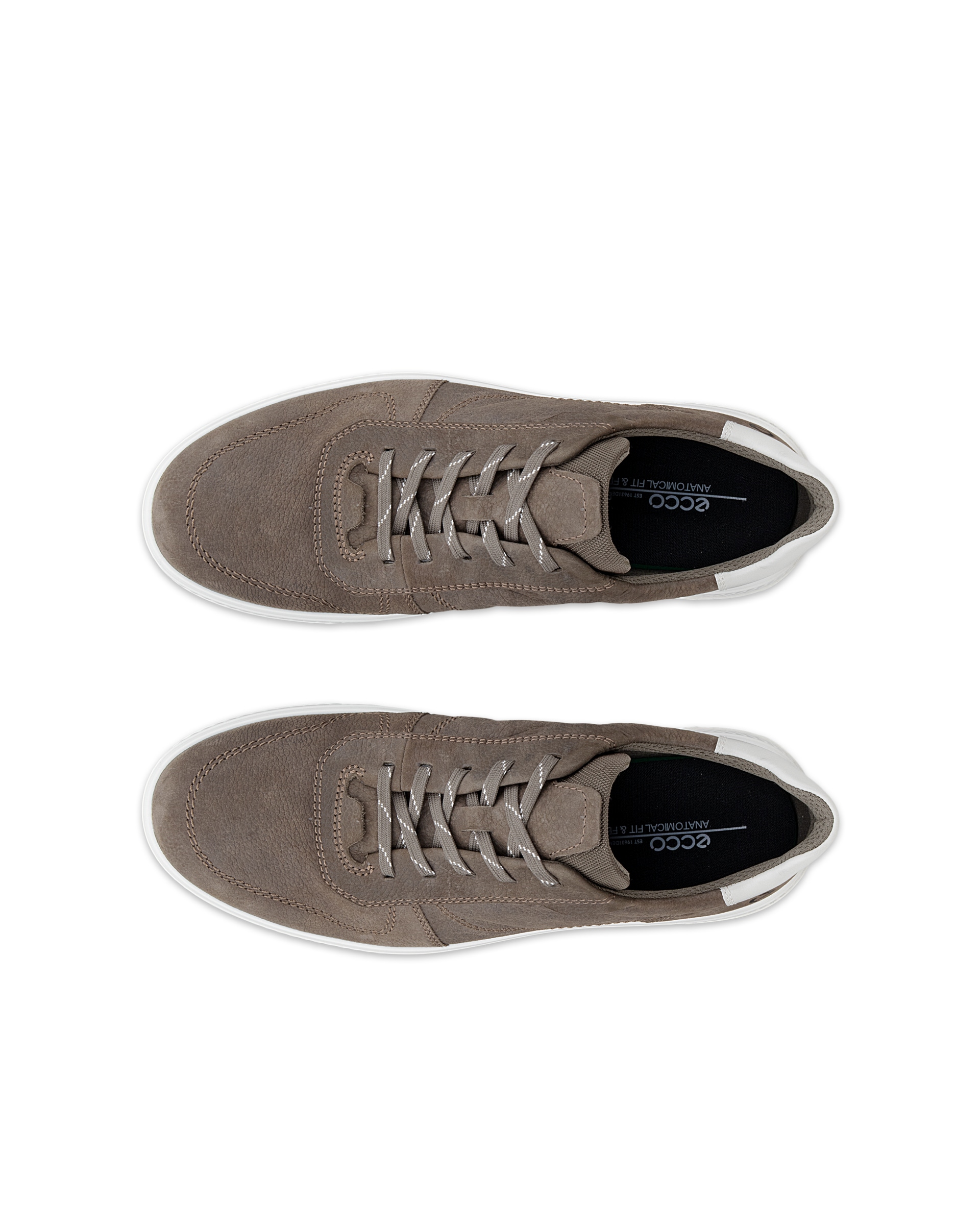 Moški čevlji iz nubuka ECCO® MOVE - Rjava - Top left pair