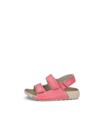 Sandalias con dos tiras de piel ECCO® Cozmo para niño/a - Rosa - Outside