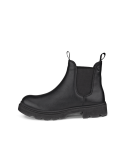 Botas Chelsea de nobuk ECCO® Grainer para mujer - Negro - Outside