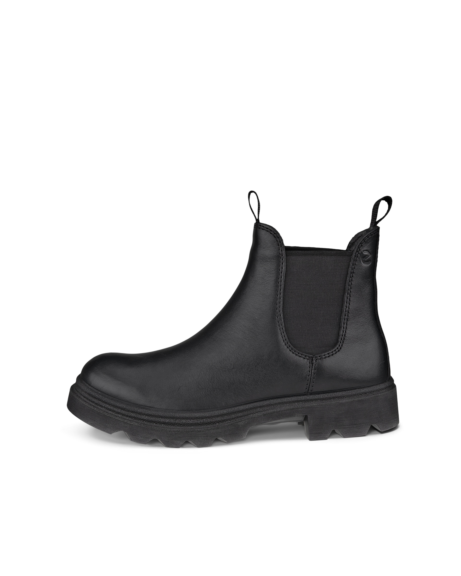 Botas Chelsea de piel ECCO® Grainer para mujer - Negro - Outside