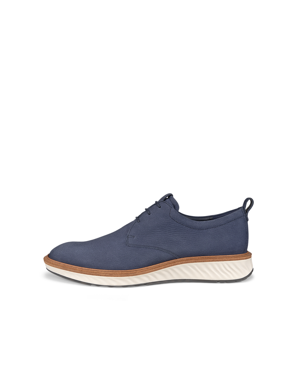 Men's ECCO® St.1 Hybrid Nubuck Derby Shoe - Blue - Outside