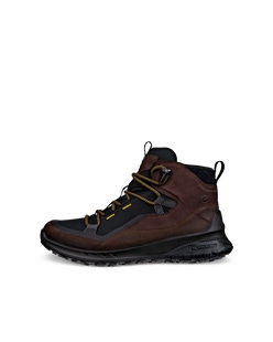 Men's ECCO® ULT-TRN Nubuck Waterproof Hiking Boot - Brown - Outside