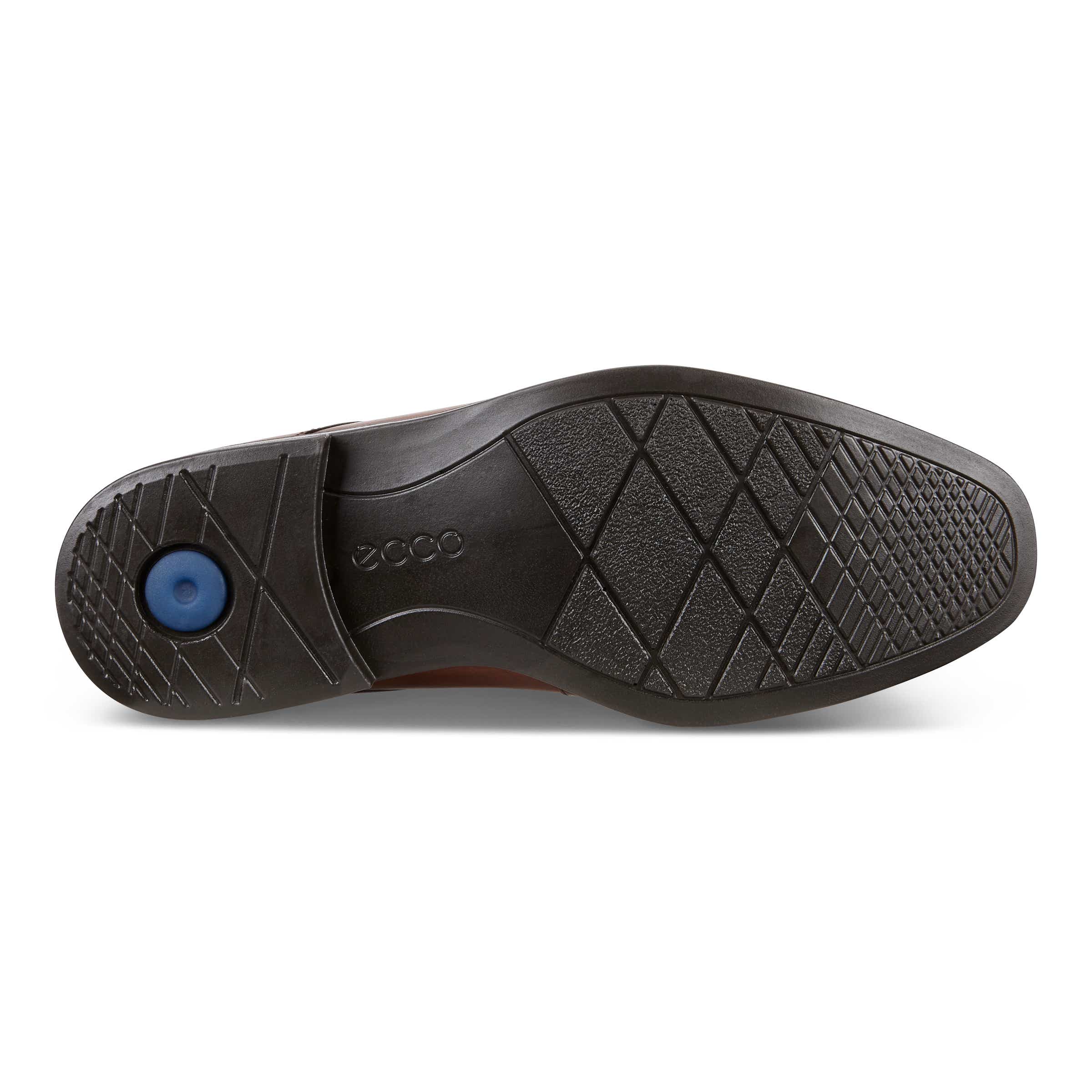 ECCO Men Melbourne Cap Toe Tie - Brown - Sole
