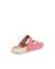 Women's ECCO® Cozmo Nubuck Two Strap Sandal - Pink - Back