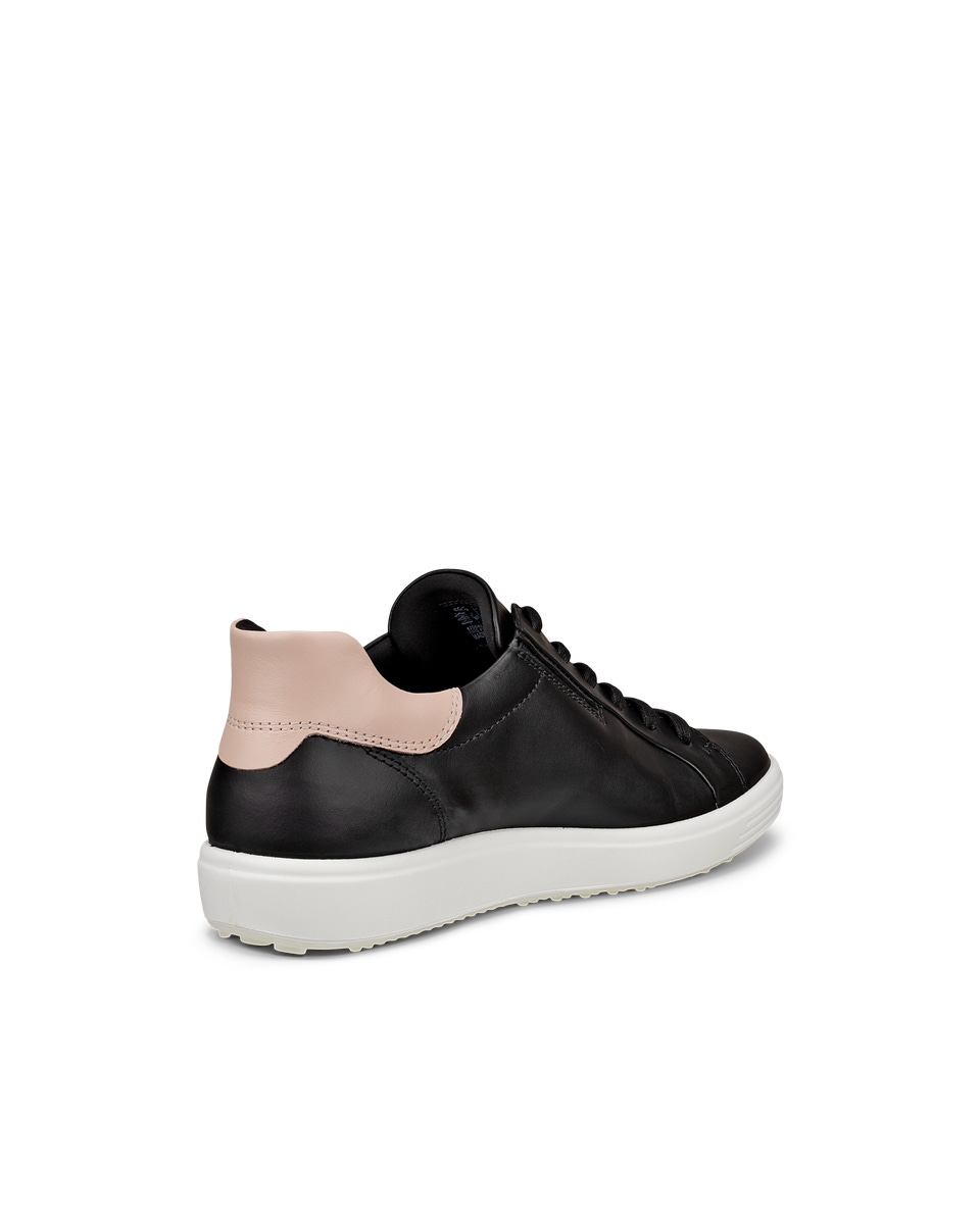 Ecco womens soft 7 sneaker black hotsell