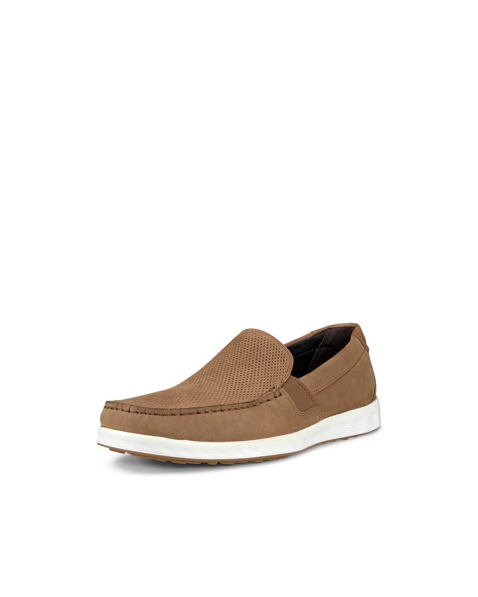 Ecco brown loafers online