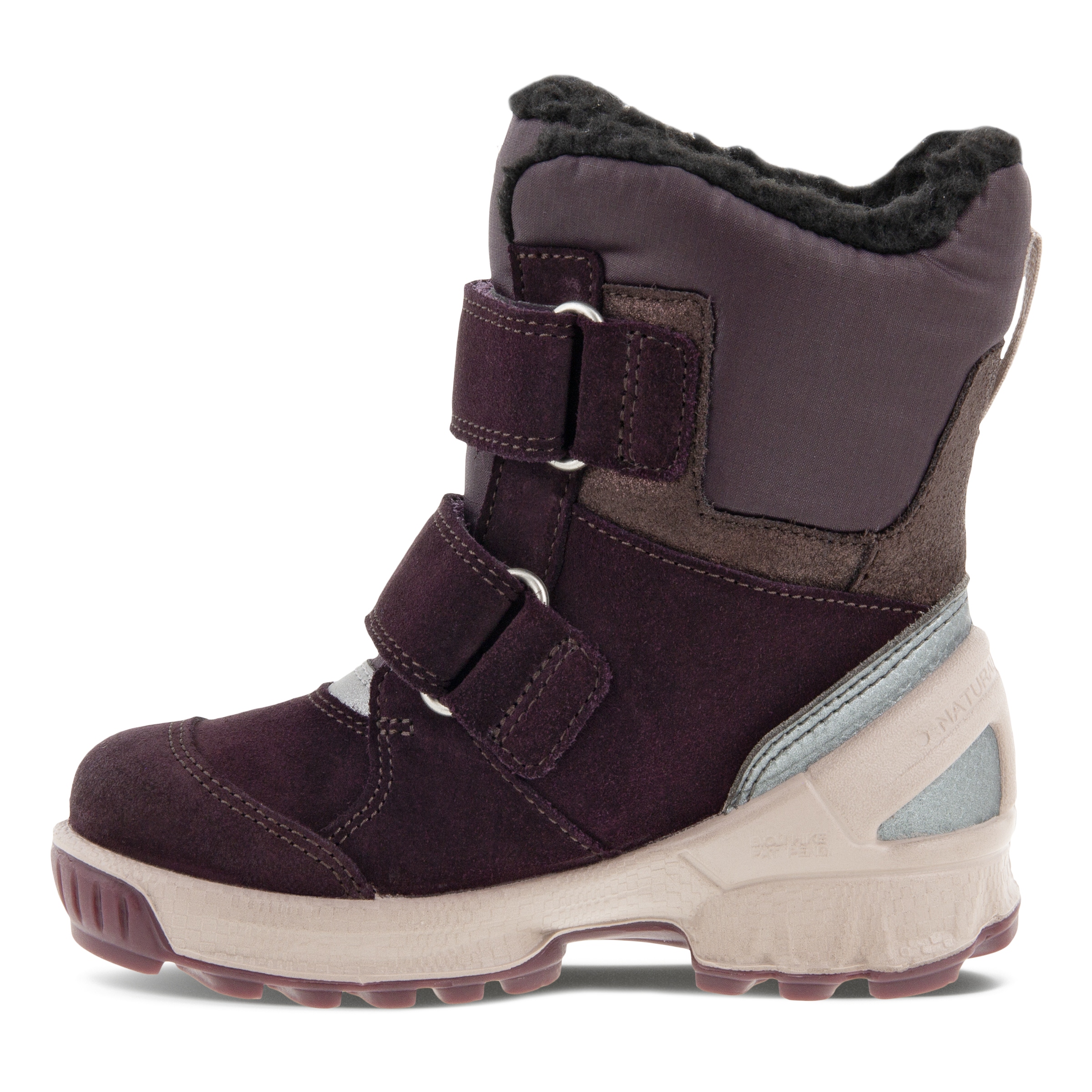 Botines de invierno de ante Gore-Tex ECCO® Biom Hike para niño/a - Morado - Inside