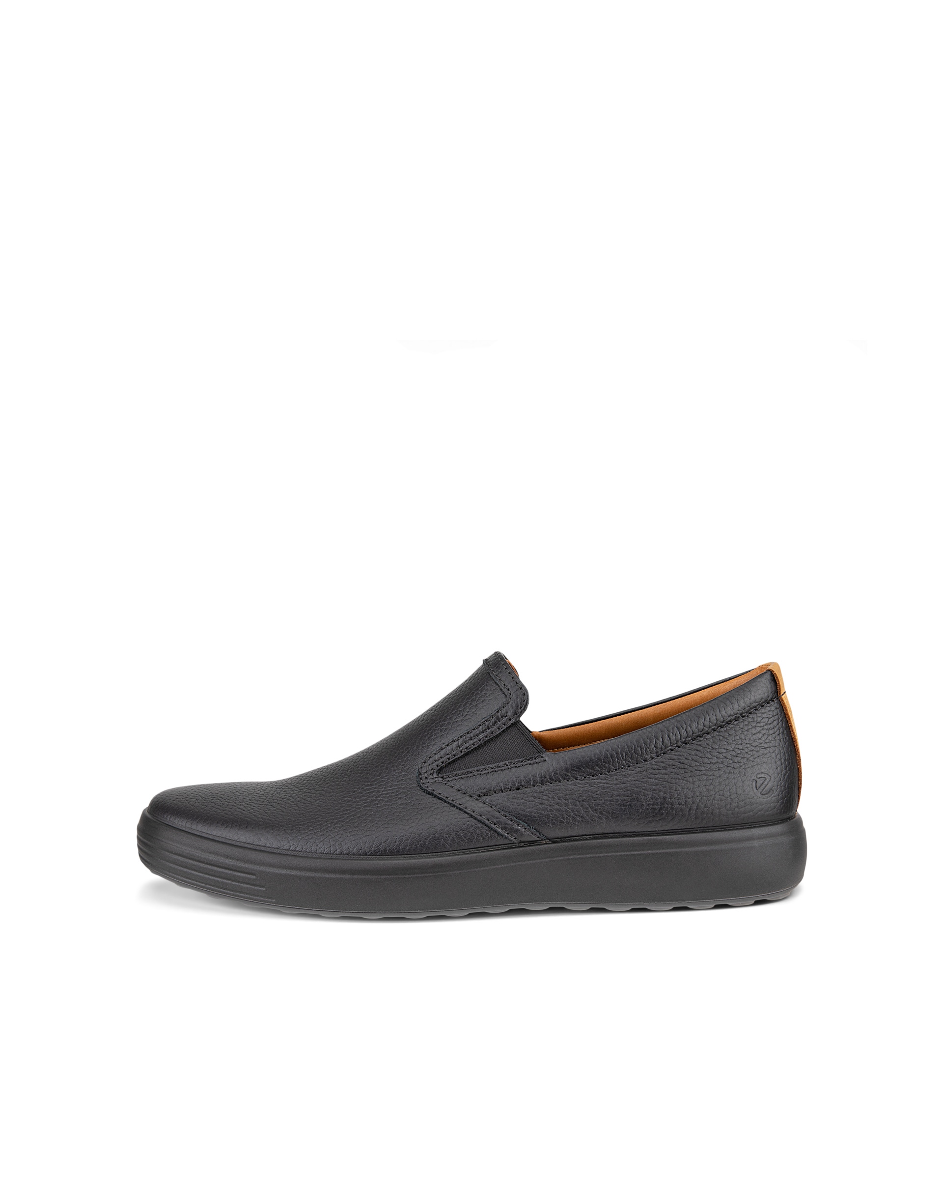 ECCO SOFT 7 MEN'S SLIP-ON - Black - Outside