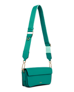 ECCO® Leather Pinch Crossbody Bag - Green - Main