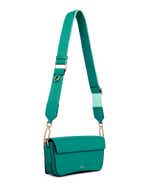 ECCO® Leather Pinch Crossbody Bag - Green - Main