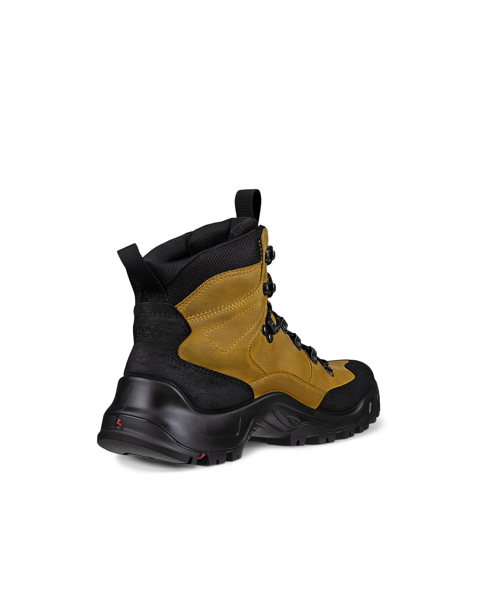 Botas de montaña impermeable de nobuk ECCO® Offroad para hombre - Amarillo - Back