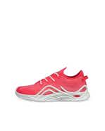 Women's ECCO Biom Infinite Textile Sneaker - Pink - Outside