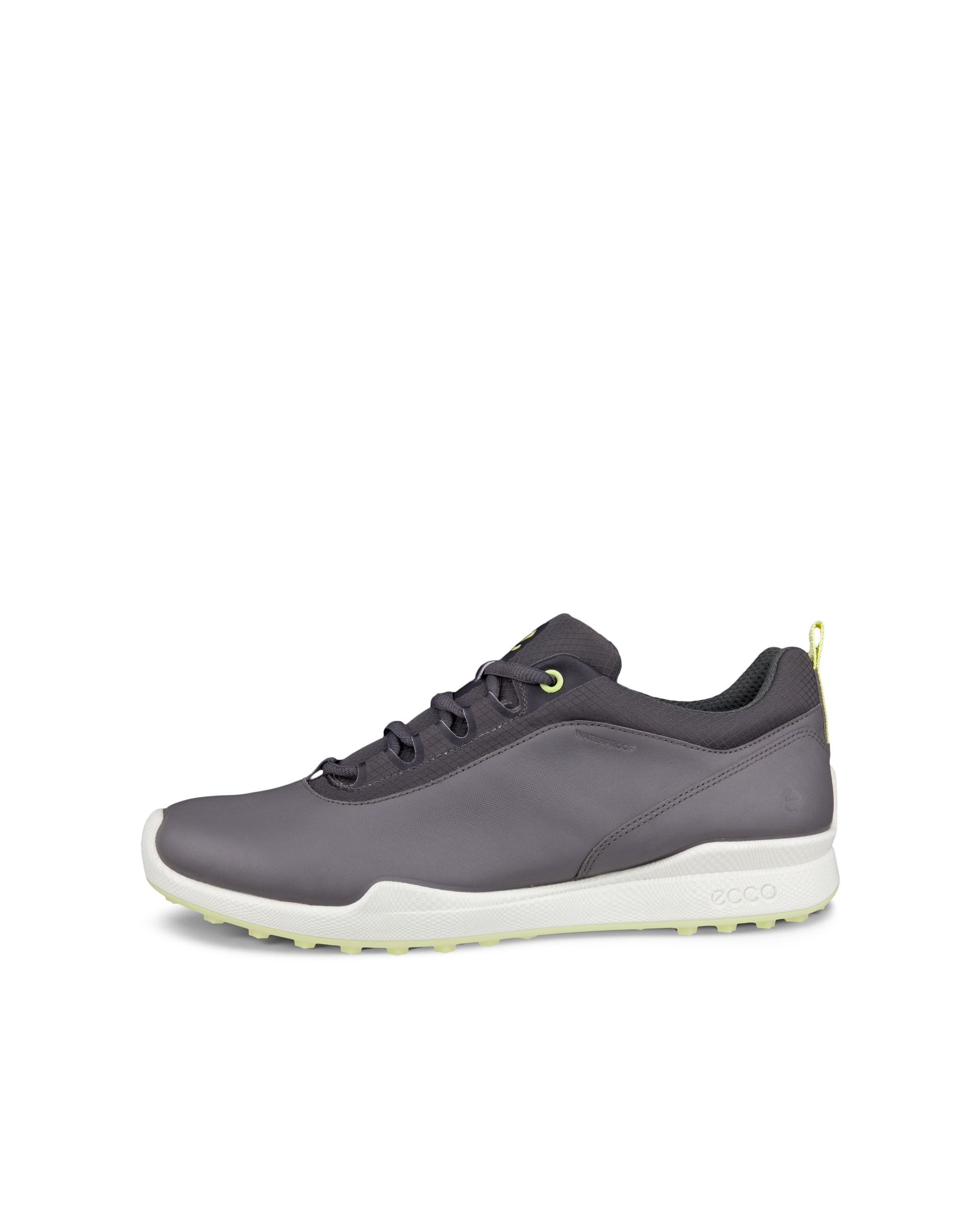 Men's ECCO® Golf BIOM Hybrid Leather Waterproof Shoe - Grey - Outside