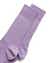 ECCO VIBE RIBBED WOMEN'S MID-CUT SOCK - Purple - Detail-1