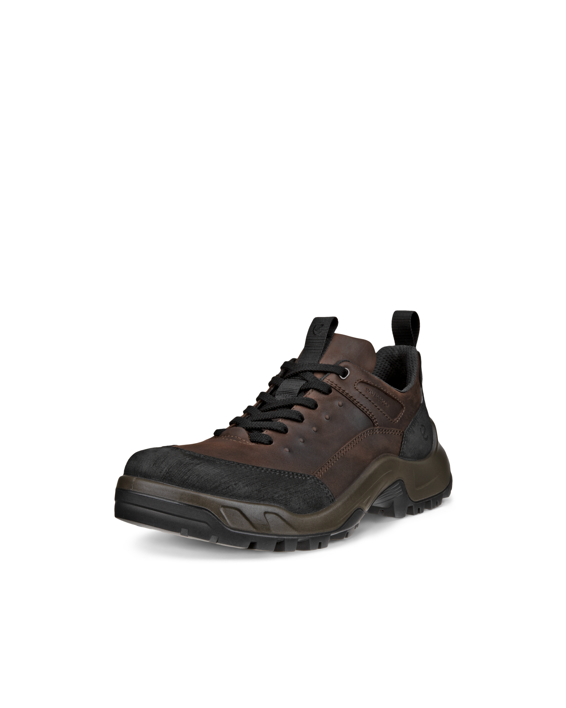 Men's ECCO® Offroad Nubuck Waterproof Hiking Sneaker - Brown - Main