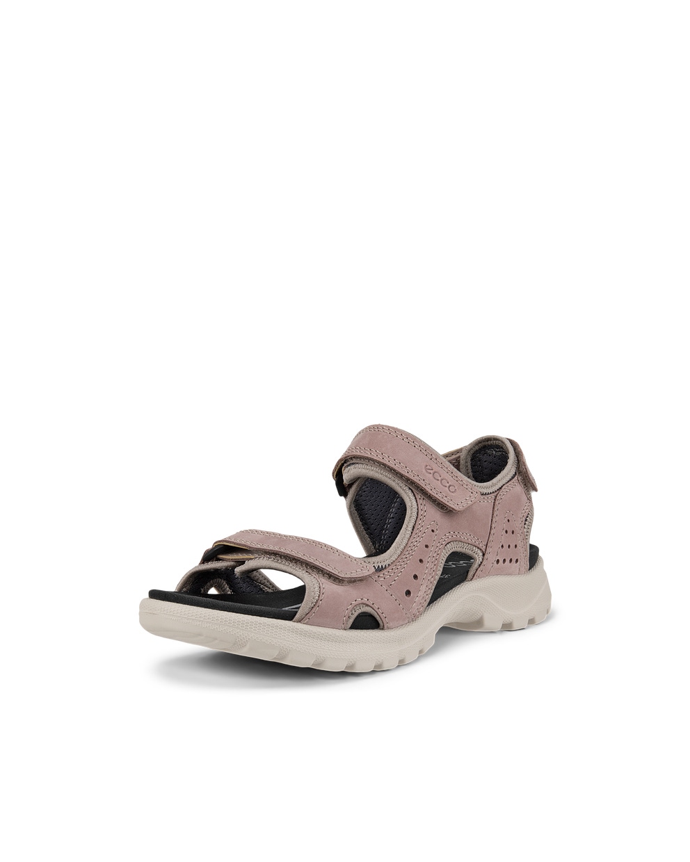 ECCO® Onroads sandale de marche en nubuck pour femme - Rose - Main