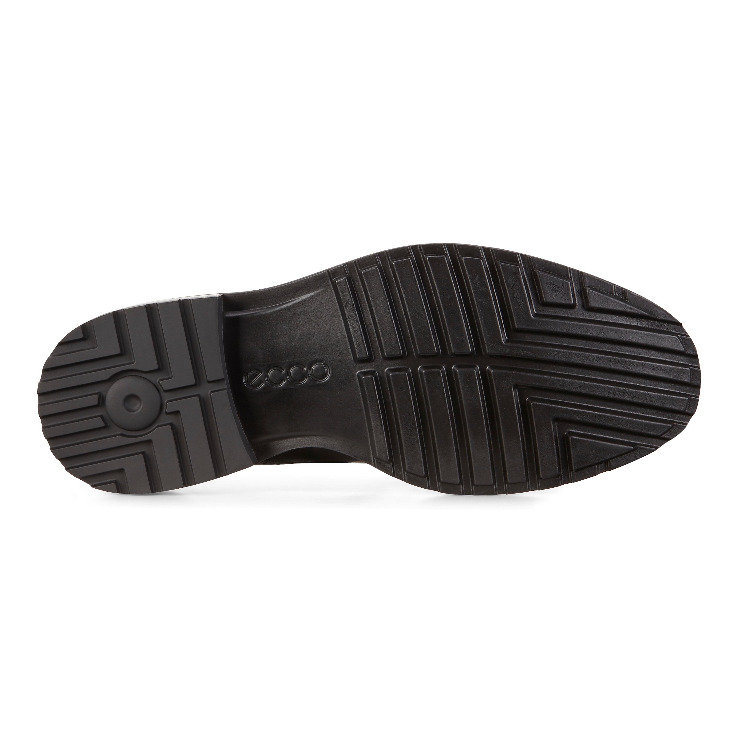 ECCO Vitrus I Plain Toe Derby Shoes - Black - Sole