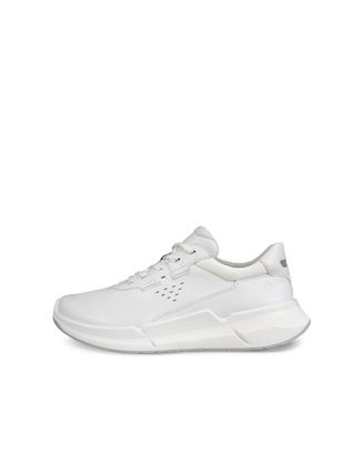 Women's ECCO® Biom 2.2 Leather Sneaker - White - Outside