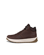 Men's ECCO® Byway 2.0 Nubuck Waterproof Ankle Boot - Brown - Outside