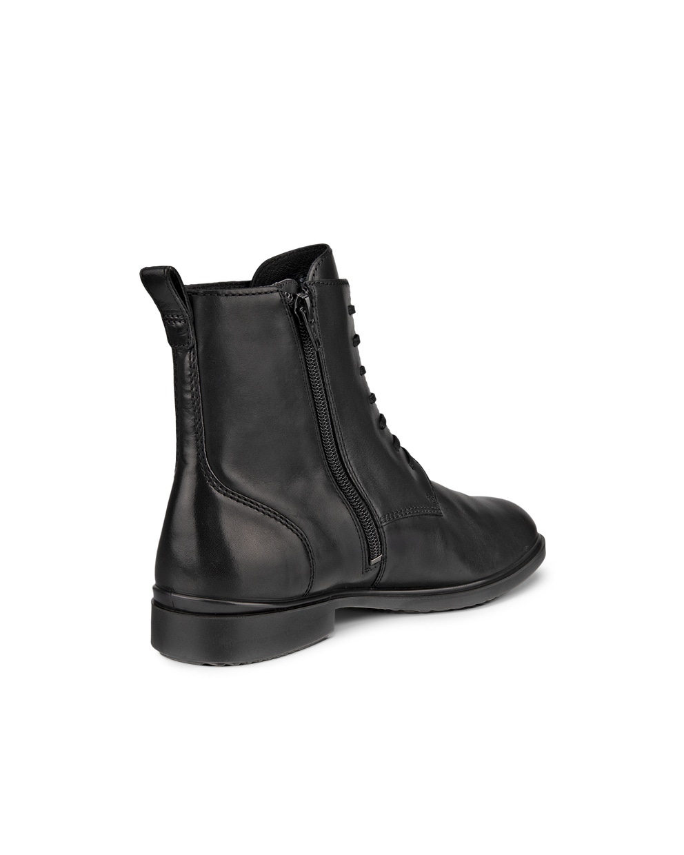 Botas de piel con cordones ECCO® Dress Classic 15 para mujer - Negro - Back