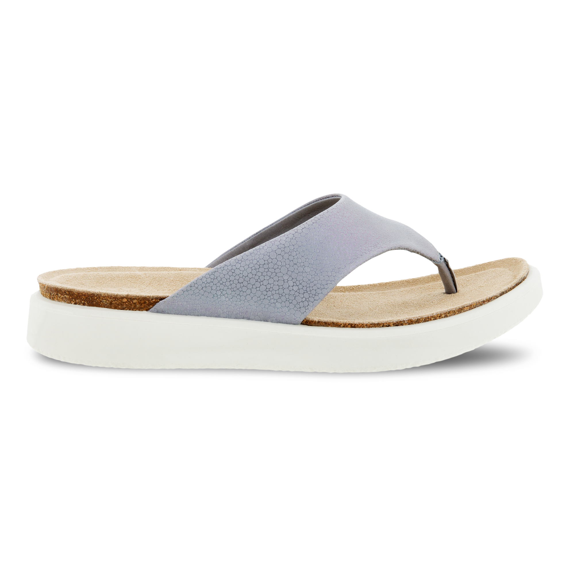 ECCO Corksphere Sandal Womens Flipflop Blue
