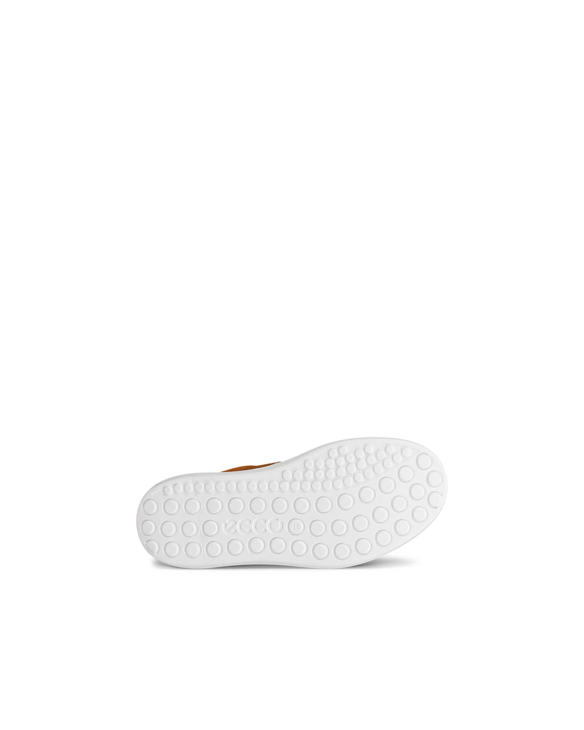 Dětské nubukové tenisky ECCO® SOFT 60 - Hnědá - Sole