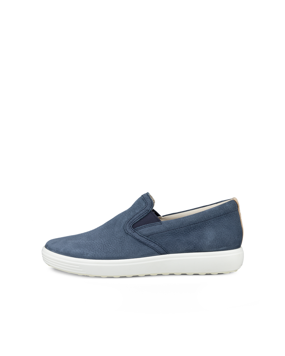 Women's ECCO® Soft 7 Slip-On Shoe - Blue - Outside