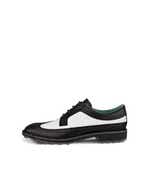 Men's ECCO® Golf Classic Hybrid (Kiltie Edition) Leather Golf Shoe - Black - Outside