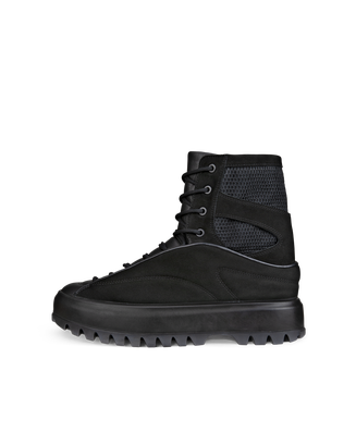 Botas de nobuk ECCO® Street Ace RAL7000 para mujer - Negro - Outside