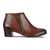 Women's ECCO® Shape 35 Leather Ankle Boot - Brown - Outside