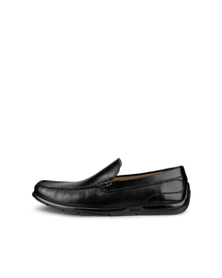 Men's ECCO® Classic Moc 2.0 Leather Moccasin - Black - Outside