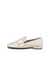 Women's ECCO® Anine Squared Leather Loafer - Beige - Outside